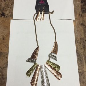 Necklace with earrings